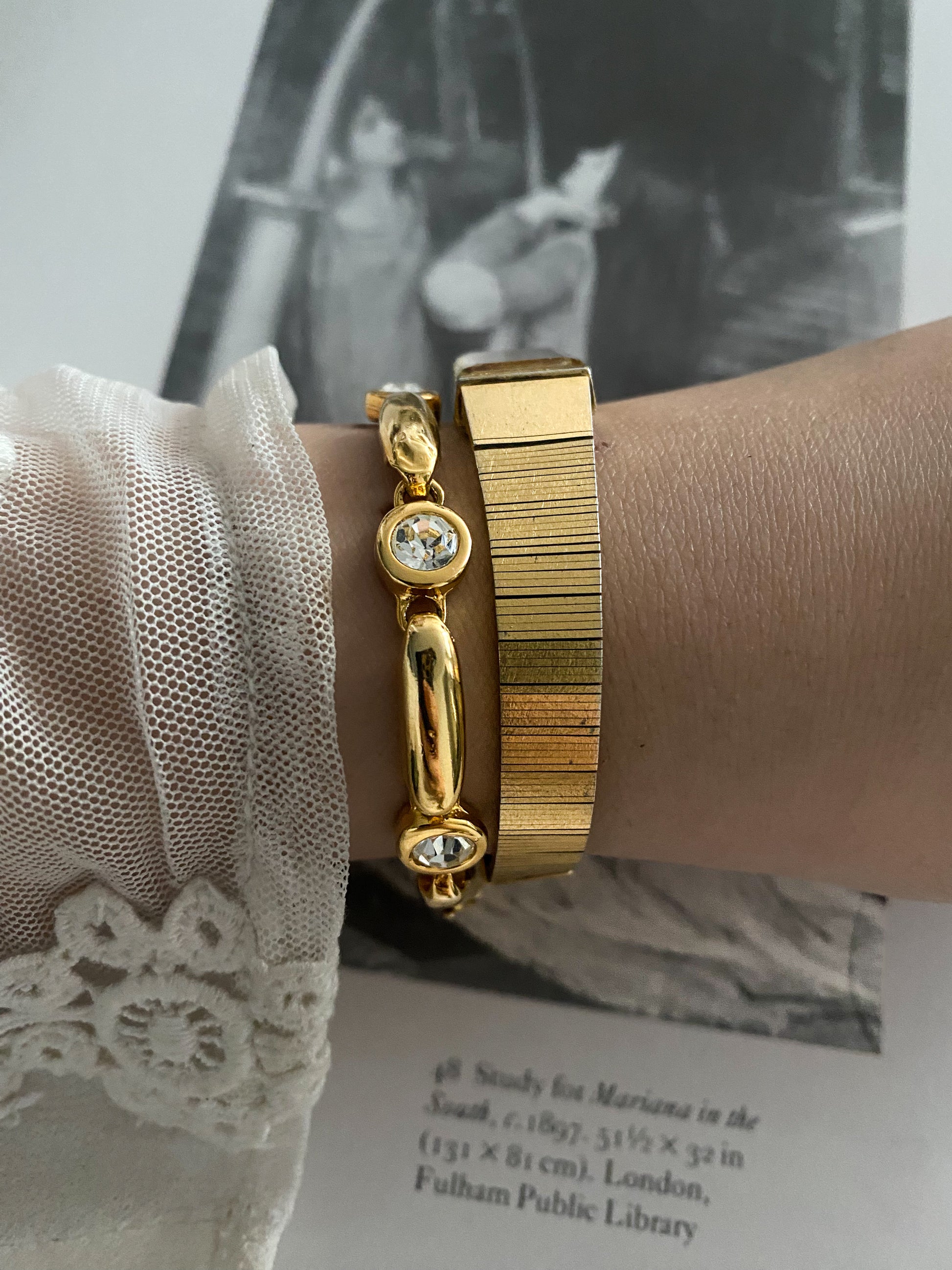 Elegant Vintage Gold Seiko 1320-5969R Tank Ladies Watch