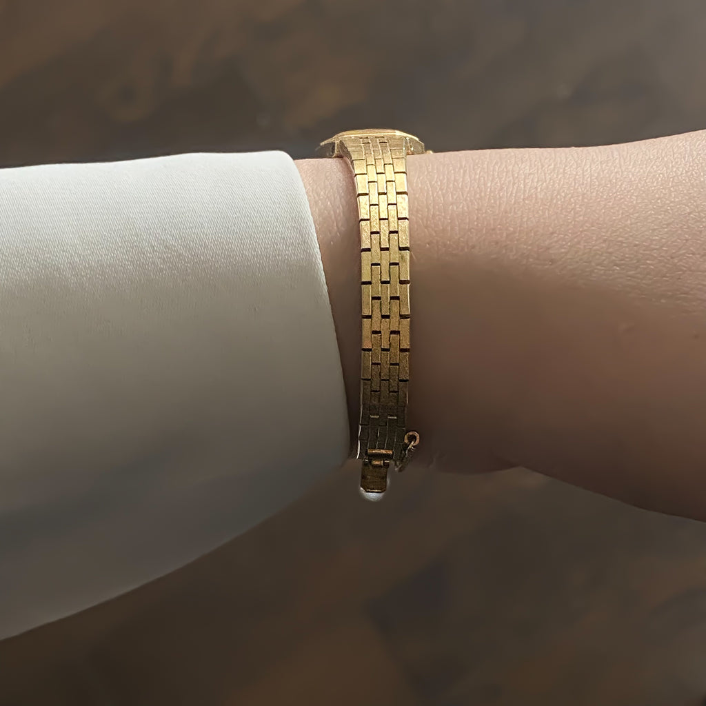 Vintage 80s Gold Plated Seiko