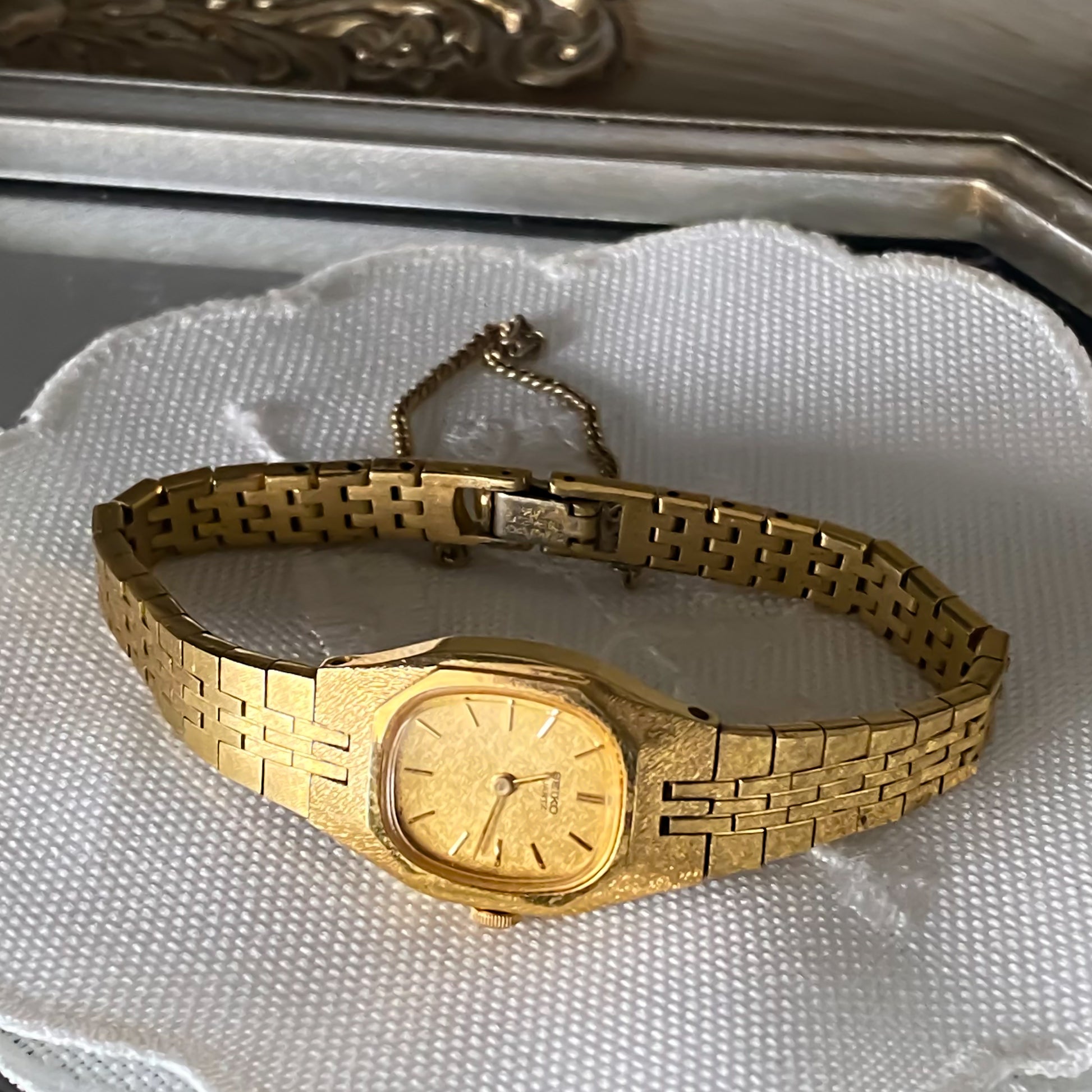 Vintage 80s Gold Plated Seiko